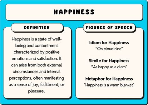 metaphors for happy